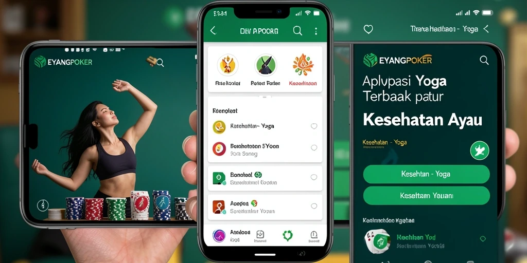 Antarmuka EYANGPOKER yang user-friendly untuk latihan Yoga.