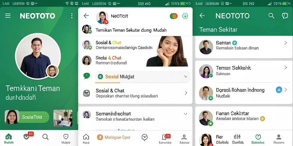 Tampilan antarmuka NEOTOTO yang menarik dan mudah digunakan.