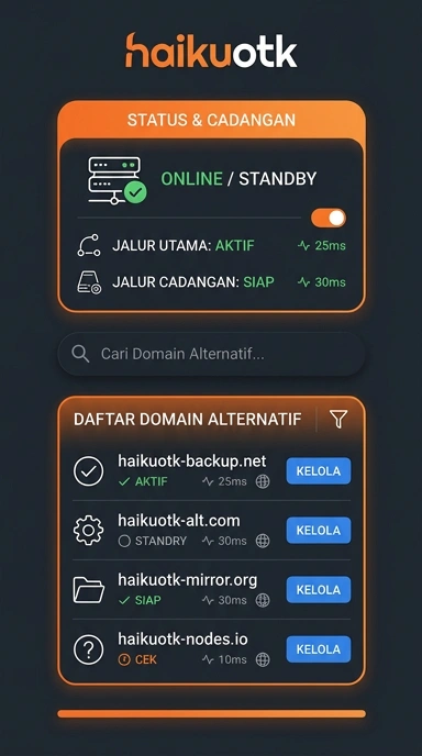 Tampilan link alternatif haikuotk